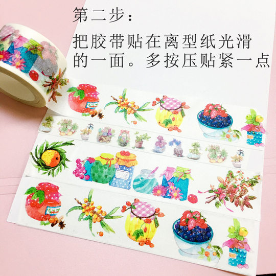 DIY blank handbook cut into release paper