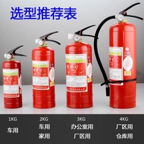 Tianguang MFZ ABC1 handheld dry powder fire extinguisher 4 kg handheld mall office plant area fire equipment