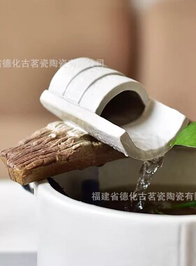 太阳能不插电循环过滤喷泉鱼缸