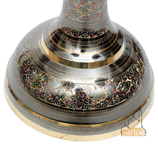 Pakistani bronze floor-standing vase home large