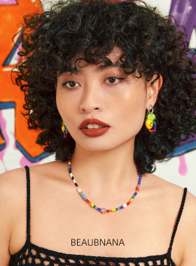 小黄香蕉手钩彩色串珠