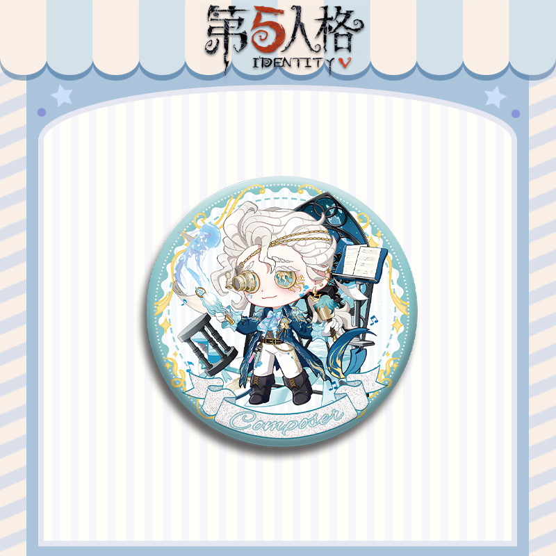 第五人格周边六周年雕刻家囚徒拉拉队员医生古董商吧唧徽章勋章 - 图3