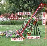 户外园林仿真大提琴创意花架摆件