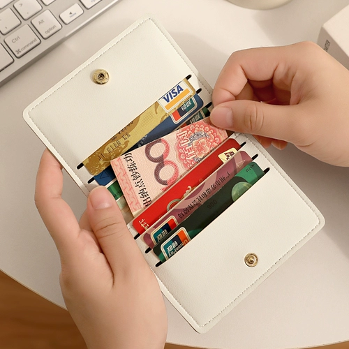 Милый ультратонкий маленький картхолдер, защитный чехол для водительских прав, короткий бумажник