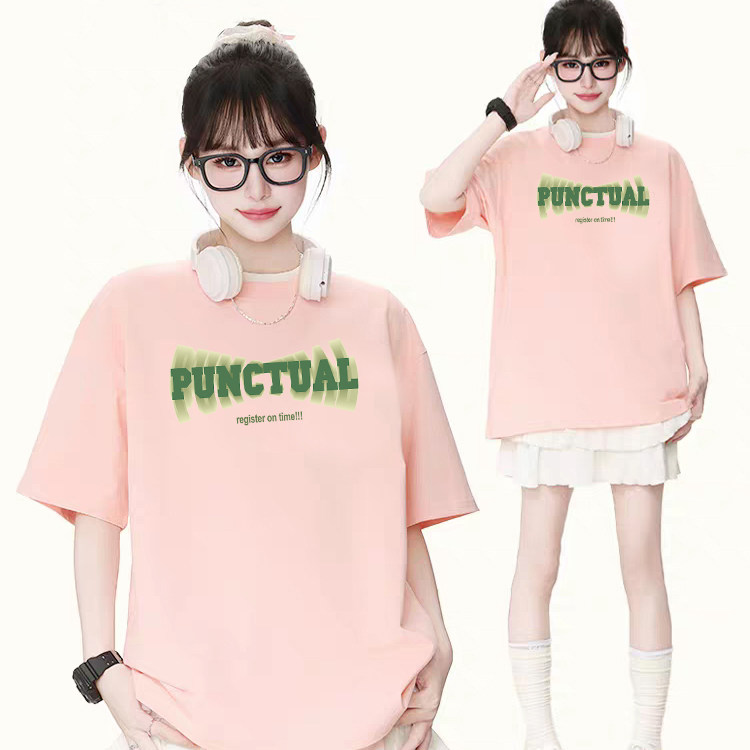 DISS BOOS 2026夏季新款正肩短袖T恤女复古情侣装时尚百搭上衣