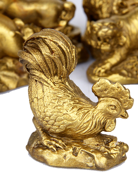 12生肖小号龙蛇属相摆件