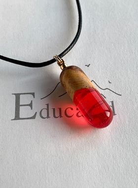 手工时光星空情人节礼物项链吊坠