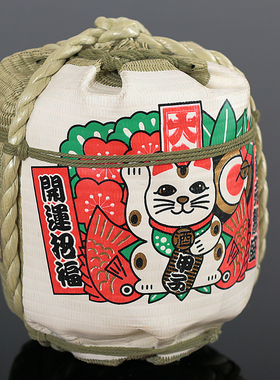 日式酒樽寿司料理店摆设品装饰