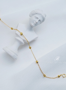 独家满天星14K包金豆豆手链