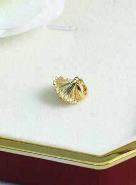 DIY配件S925纯银松果榛果吊坠