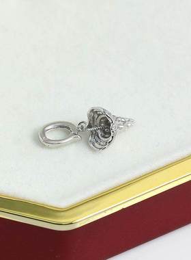 DIY珍珠配件S925纯银吊坠