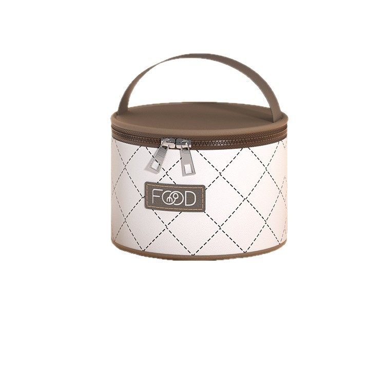 圆形保温饭盒袋便当手提包带饭防水防油上班族便携外带加厚铝箔袋,淘宝优惠券,粉丝福利购,淘宝优惠卷