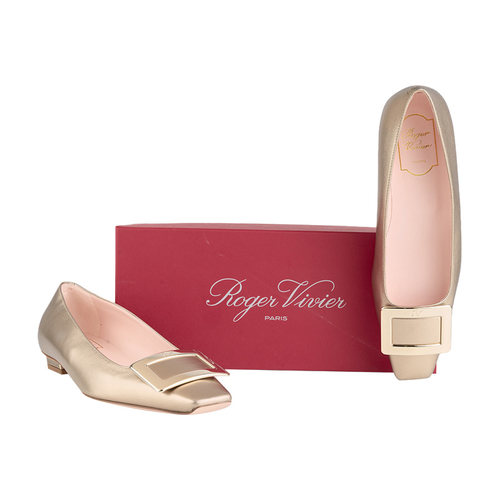 Roger Vivier女Belle Vivier方头套脚芭蕾舞鞋休闲单鞋女士新款XY - 图3
