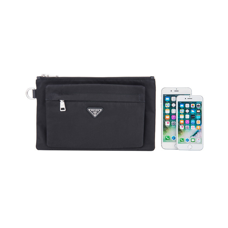 prada /普拉达男士休闲19年手拿包 para海外男士包袋