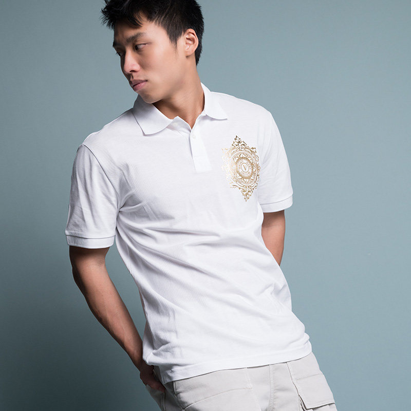 versace /范思哲印花全棉xy polo衫 para海外Polo衫