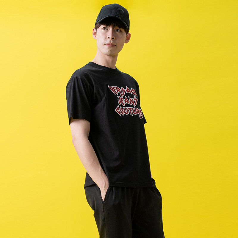 versace /范思哲休闲印胶浆xy t恤 para海外T恤