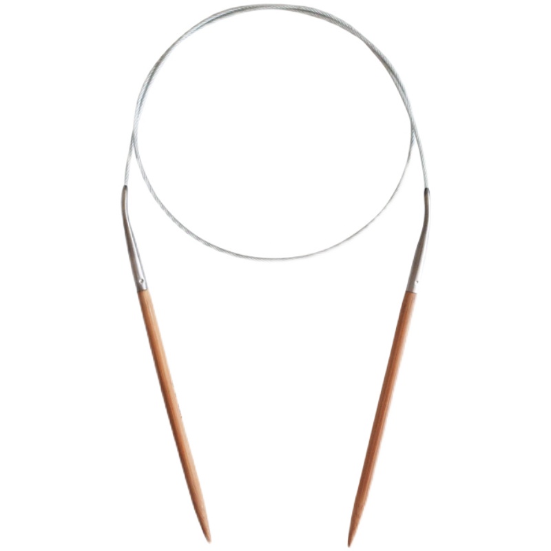 环针手工编织棒针 80cm长度环形针 炭化棒针竹针 环形针毛衣针 - 图3