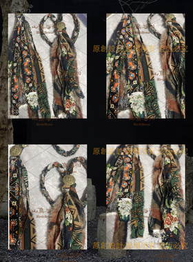 Vintage复古民族古着中古风领带