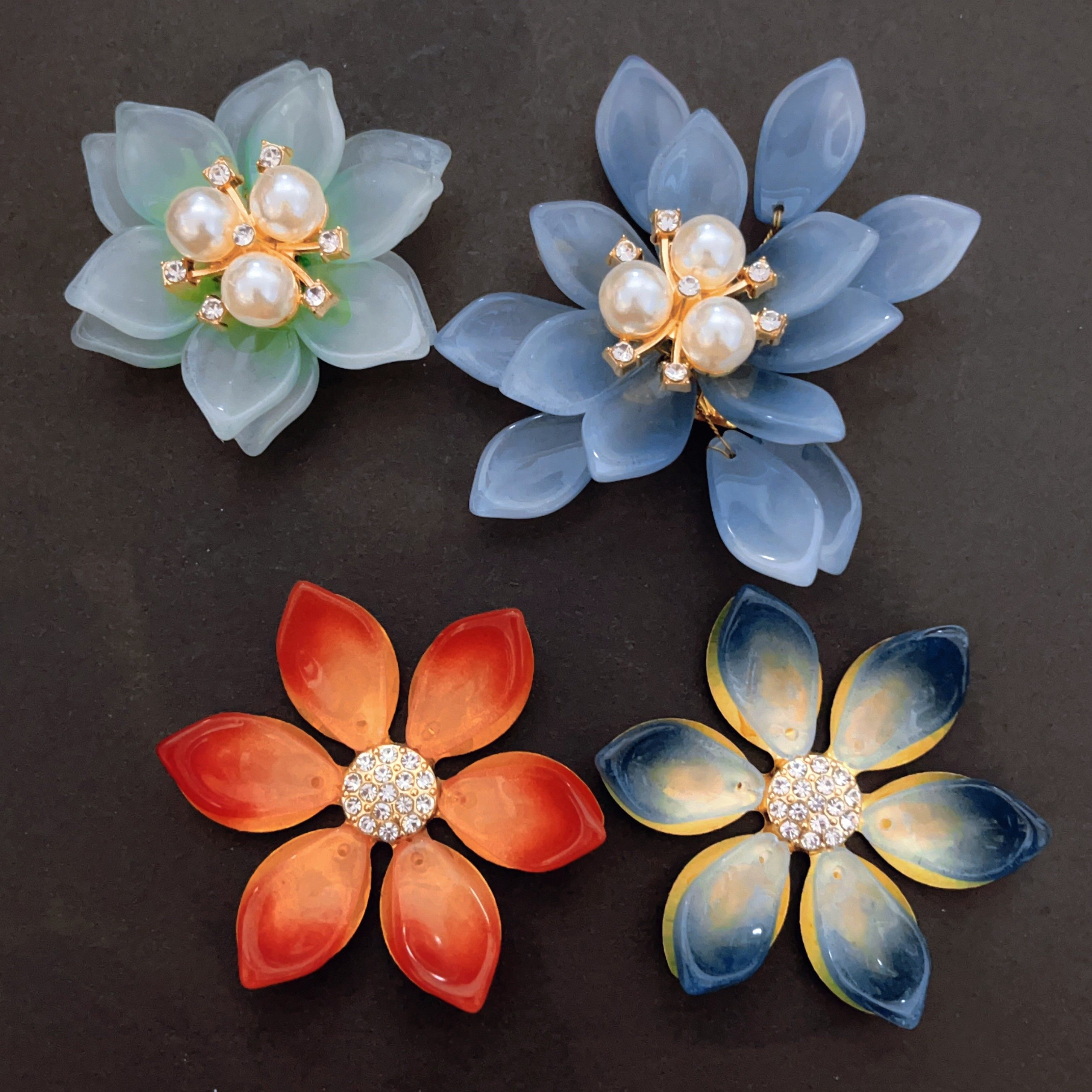 制作新娘团扇头饰配件铜丝DIY手工水晶珠编织造花液花朵叶片成品,淘宝优惠券,粉丝福利购,淘宝优惠卷