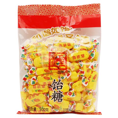 圣福记高粱饴5斤 老式怀旧高粱饴软糖正品山东特产水果拉丝高粱糖 - 图0