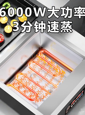 台式新型蒸汽蒸包炉商用电蒸包炉纯电早餐店蒸包子馒头蒸小笼包锅