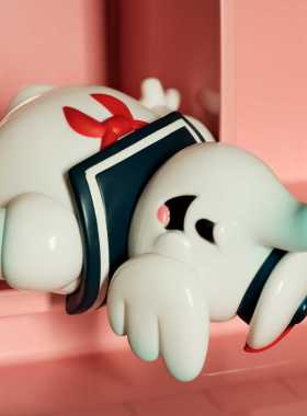 复古抓鬼敢死队小象公仔模型