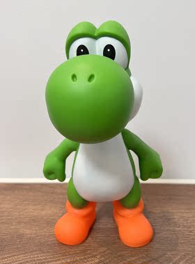绿色恐龙宠物大胃王模型玩具公仔