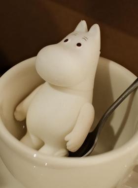 中古怀旧姆明爸爸公仔模型装饰