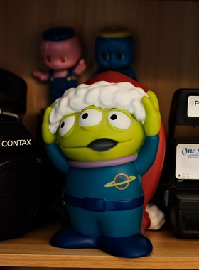 三眼圣诞公仔存钱罐装饰摆件礼物