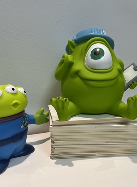 可爱实用的大眼仔怪兽存钱罐