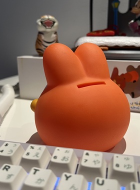 搪胶材质不怕摔的加菲存钱罐