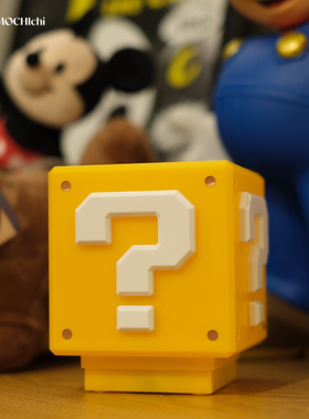 马里奥问号砖氛围灯小夜灯