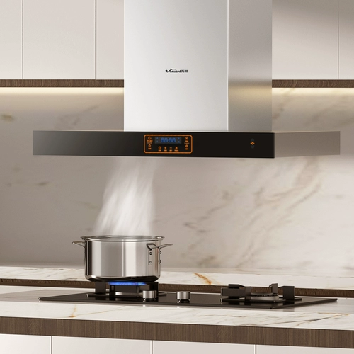 Wanhe x755a европейская стиль вершина -поглощающая ареала Hoods House Pucking Hoods Газовая плита Автоматическая дымовая плита