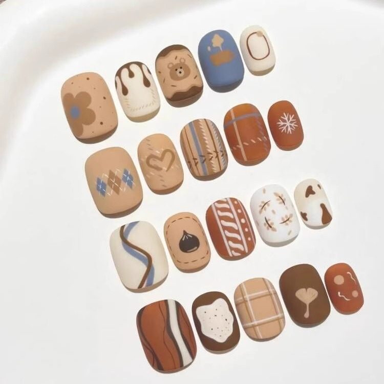 网红同款美甲贴纸可爱动物韩国小熊卡通指甲胶背贴花装饰品小图案,淘宝优惠券,粉丝福利购,淘宝优惠卷