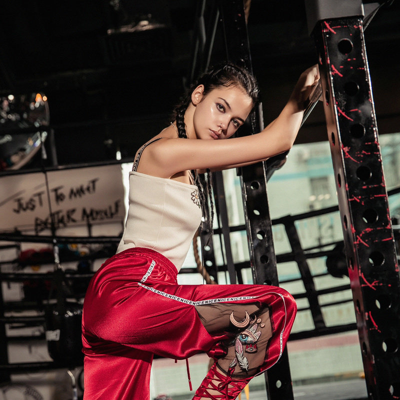  裂帛立天休闲裤