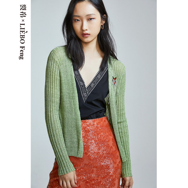 裂帛liebofeng2020秋季新款罩衫 裂帛立天毛针织衫
