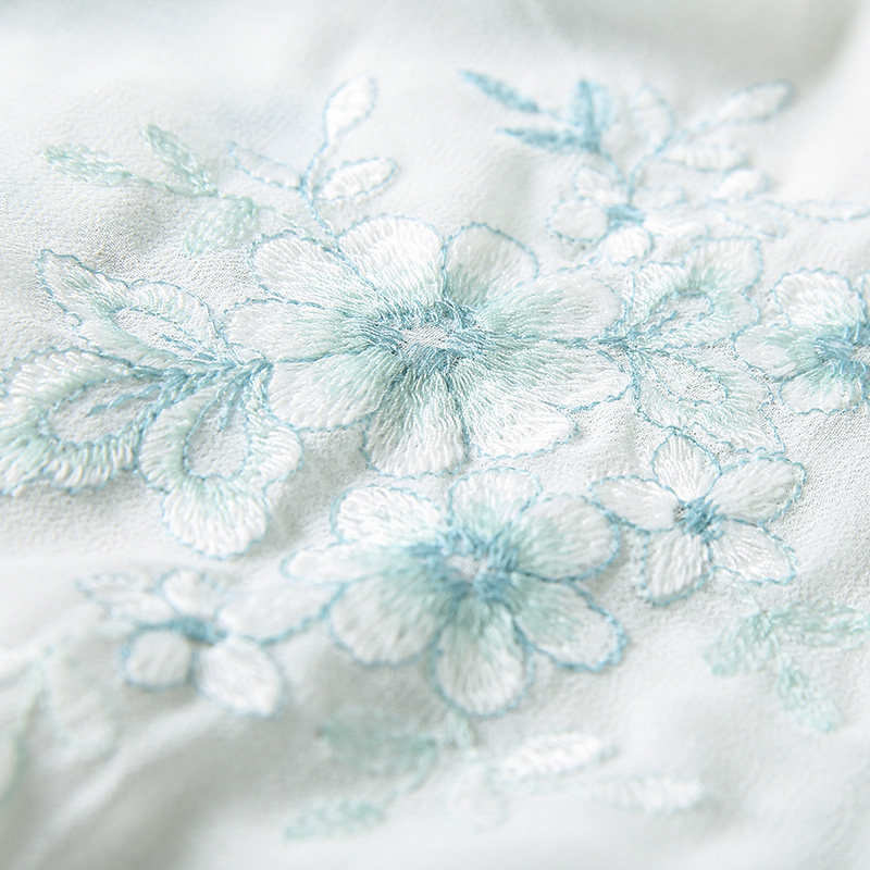 裂帛碎花雪纺女2020夏装新款薄衬衫 裂帛立天衬衫