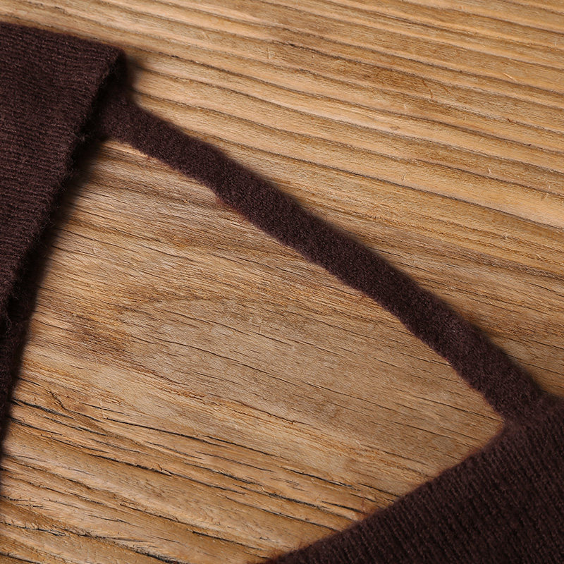 裂帛2018秋冬新款和服v领精工毛衣 裂帛立天毛衣