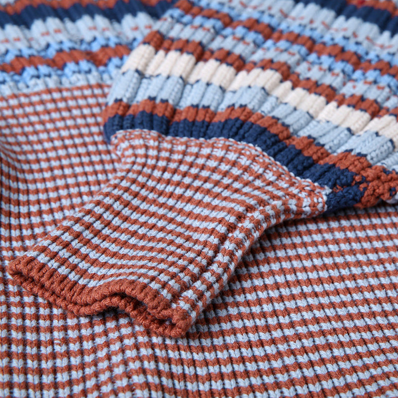 裂帛2019新款春装时髦圆领系绳毛衣 裂帛立天毛衣