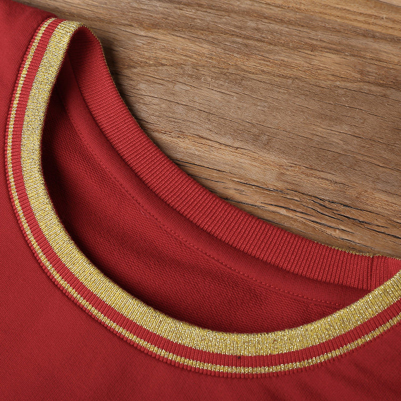 裂帛2018秋季新款舒适贴布绣卫衣 裂帛立天卫衣/绒衫