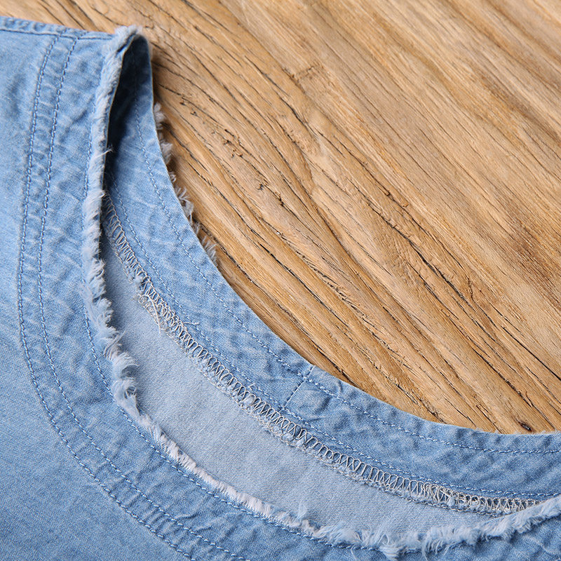 裂帛2019新款春夏圆领个性连衣裙 裂帛立天连衣裙