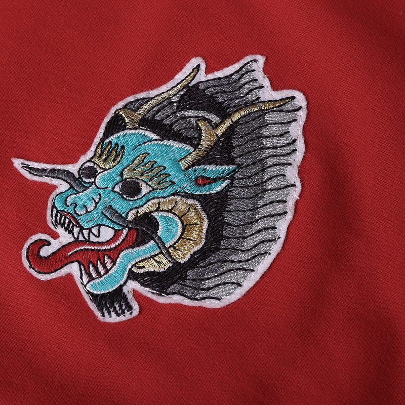 裂帛2018秋季新款舒适贴布绣卫衣 裂帛立天卫衣/绒衫