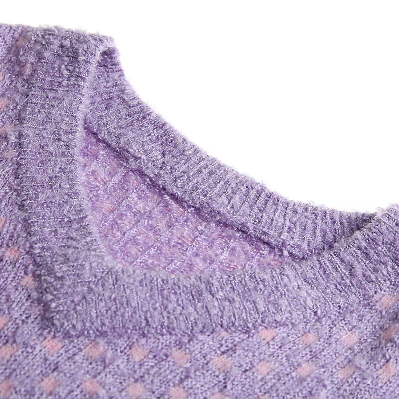 裂帛2020秋冬新款气质v领针织衫 裂帛立天毛衣