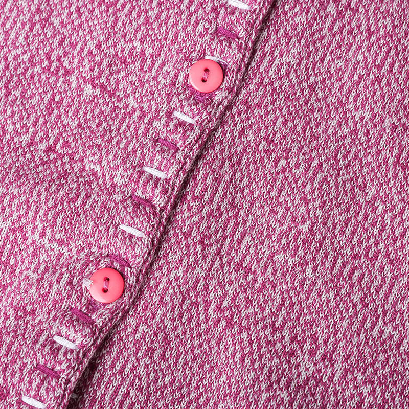 裂帛2018秋冬新款甜美圆领短外套 裂帛立天毛针织衫