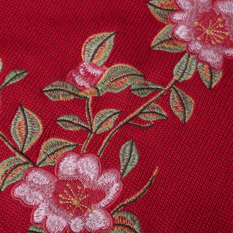 裂帛2020秋季新款圆领刺绣装连衣裙 裂帛立天连衣裙