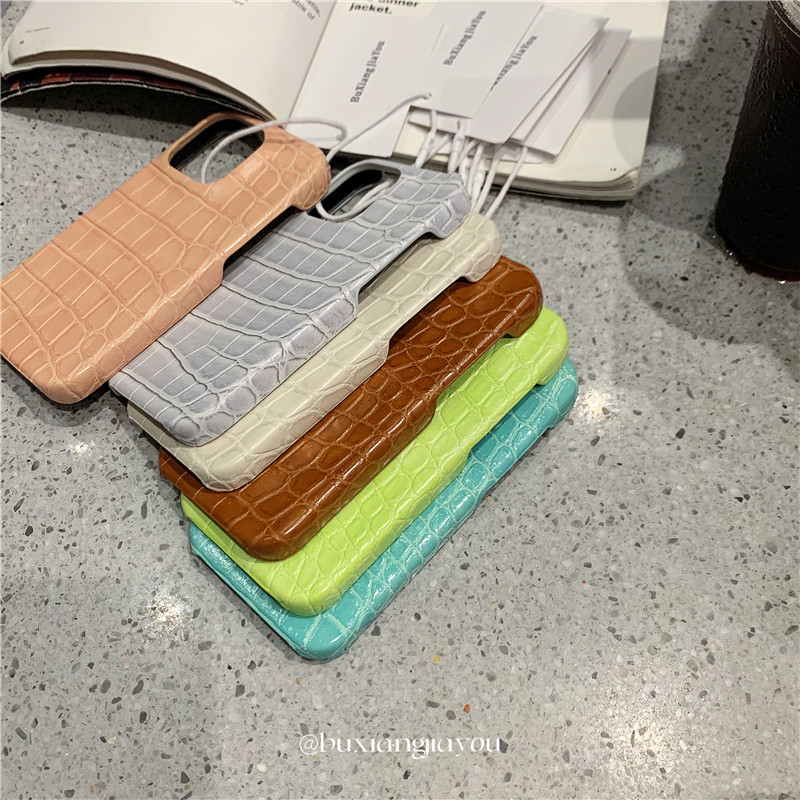 不想加油ins小众简约纯色鳄鱼皮手机壳适用苹果16ProMax高级感手机软壳iPhone13/14全包边防摔保护套15,淘宝优惠券,粉丝福利购,淘宝优惠卷