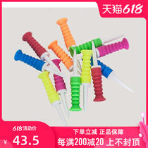 Korea Golf Tee Plastic T Ball Nail Ball Care Accessories 80mm Bendable