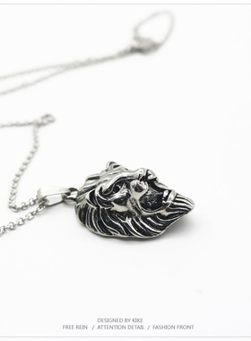 钛钢百搭日韩风欧美网红同款吊坠