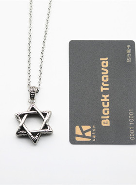 欧美街头潮人hiphop学生军牌项链