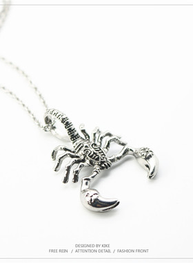 配链男生酷蝎子新款式街头项链